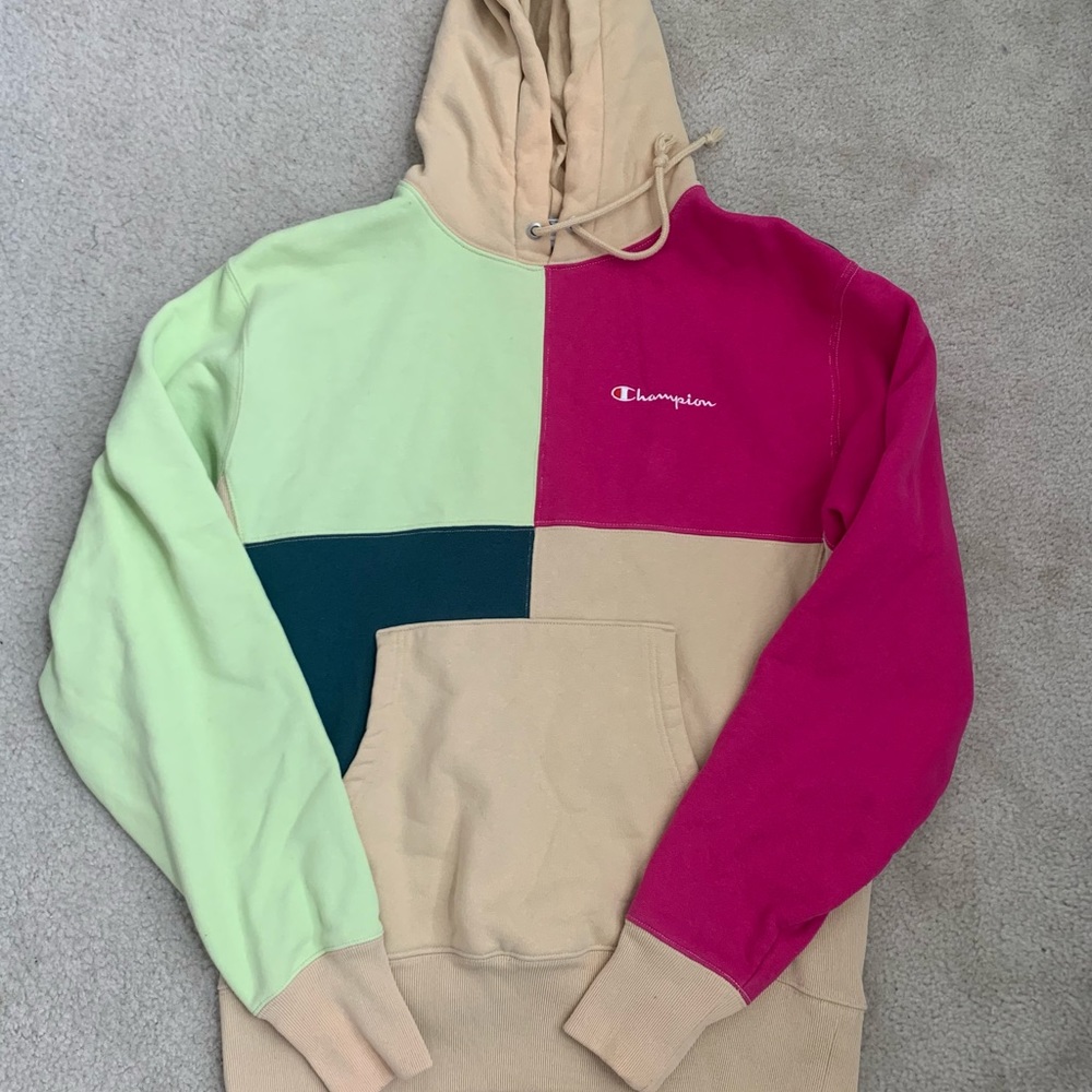 Color block champion hoodie